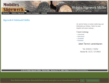 Tablet Screenshot of mobilesaege-mueller.de